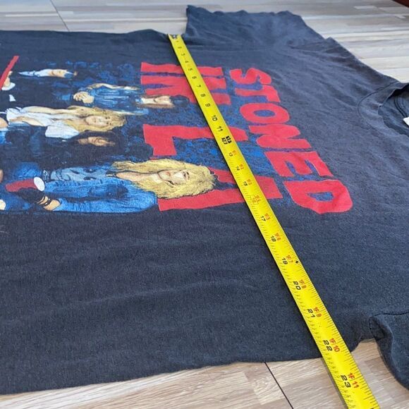 Vintage guns and roses stoned in LA Mens size XL vintage band t shirt  80s - Picture 6 of 11